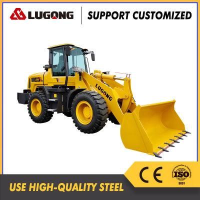 China Agriculture Articulated Mini Small Compact Farm Garden Tractor Wheel Front End Loader with CE/ISO