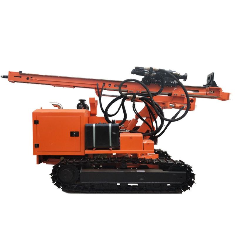 Solar Crawler Hydraulic Vibratory Sheet Hammer Pile Driver