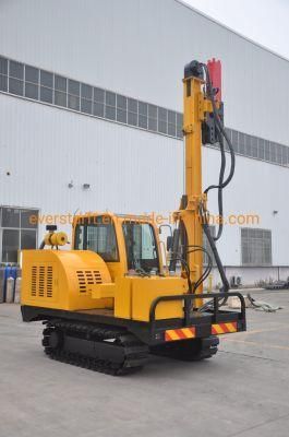 Highway Guardrail Installation Ground Screw Pile Driver with Hydraulic Hammer