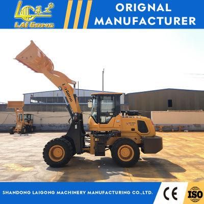 Lgcm Small Wheel Loader 1.8ton Capacity with Pallet Fork/4in1 Bucket