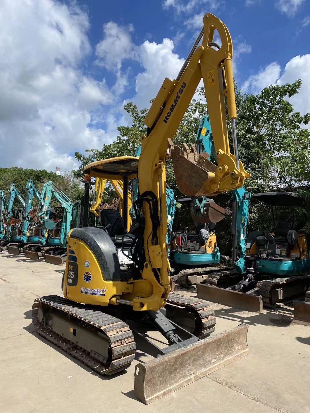 3 Ton Crawler Track Japan Excavators PC35 Used PC55 PC60 PC75 Excavadora Usada Excavatrice Pelle Producto Used Mini Small Excavator Sale Price Machinery