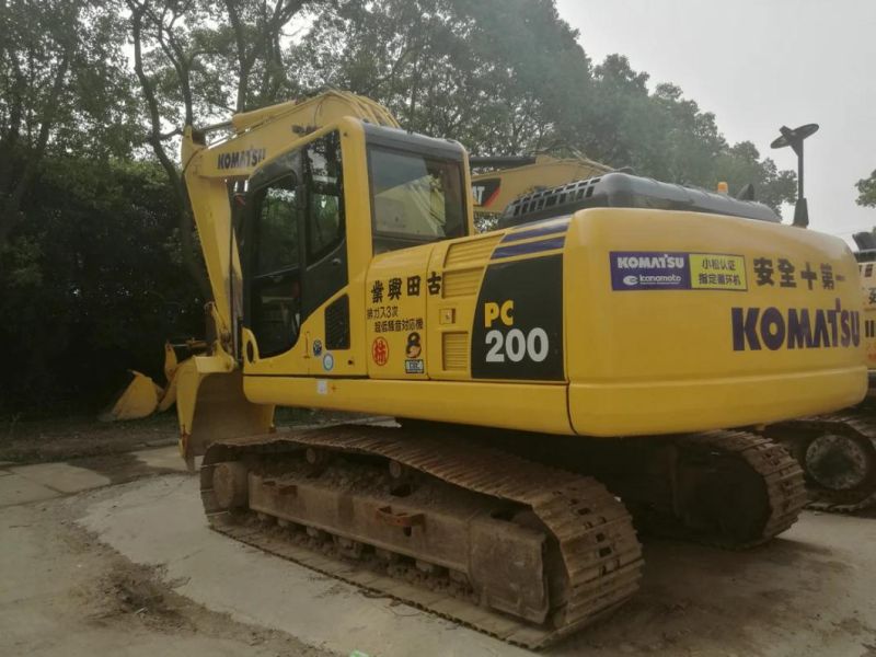 2015 Year Used Komatsu PC200-8 Crawler Excavator, 1m3 Bucket Komatsu PC200-8 PC200 Excavator