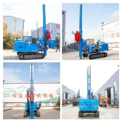 Best Sell 6m Post Pile Ramming Crawler Solar Pile Driver for Engineering Construction