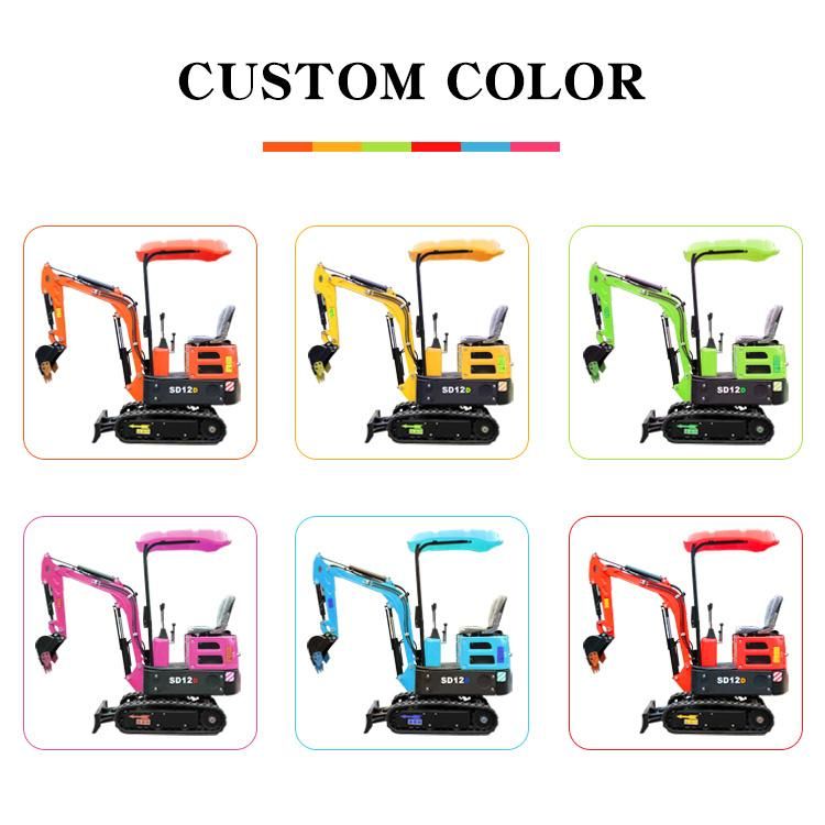 Best Hot Sales with a Bucket Steel Shoes Mini Diggers Excavators