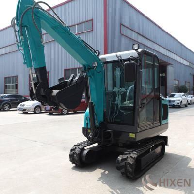 High-Power Mini Pelle Crawler Excavator with Bucket Teeth