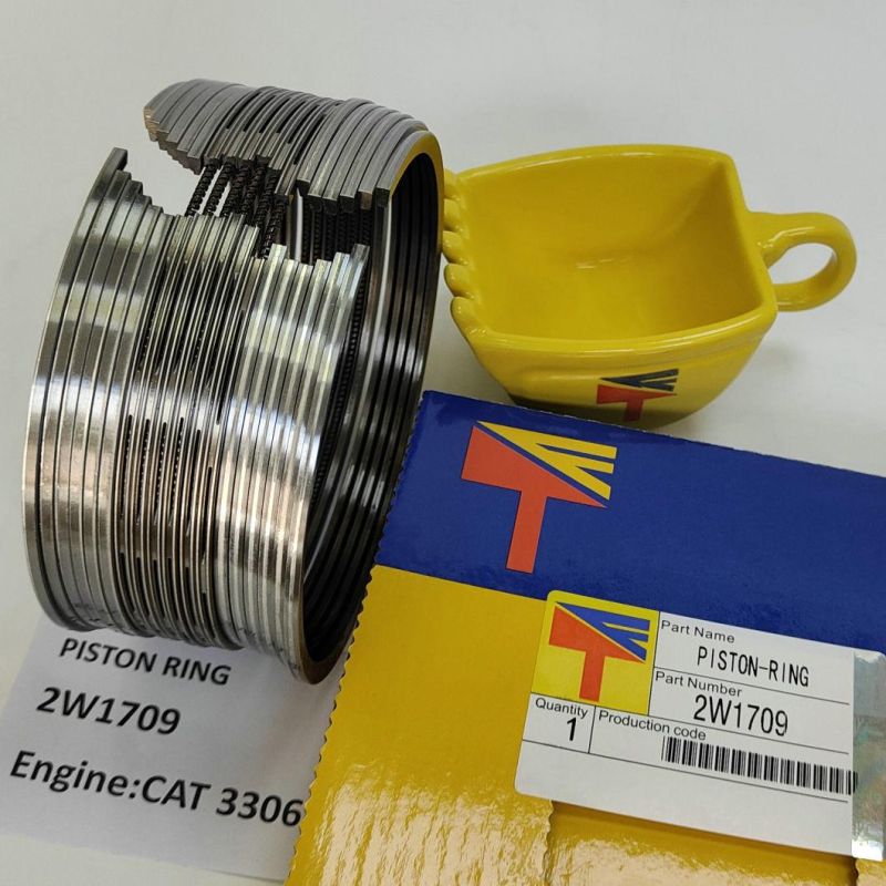 High Quality Diesel Engine Mechanical Parts Piston Ring 2W1709 for Wheelloader 966f 966D 966g 966h Buildozer D6c D6d D6g D6h 140h 16h Engine 3306 Generator Set