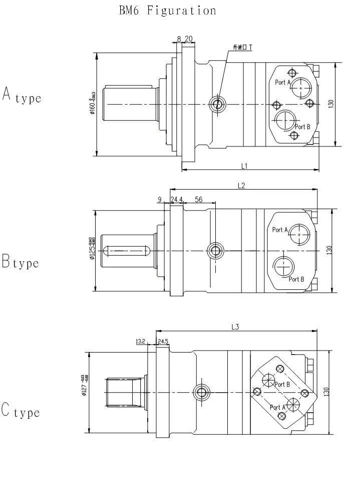Hydraulic Motor for Drilling Rig 800cc