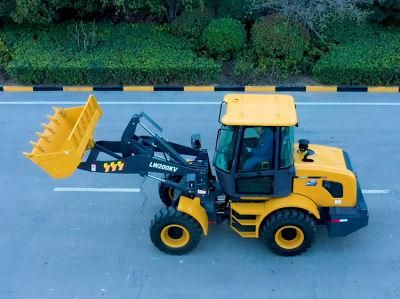 Telescoping Mini Wheel Loader Lw200kv with Pallet Fork Hot Sale in Guatemala