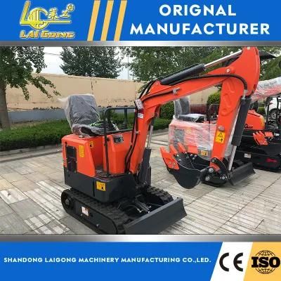 Lgcm Laigong Brand 1.0ton Mini Crawler Digging Excavator with Yanmar Engine