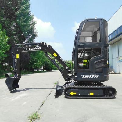 China Cheap Mini Excavator 1 Ton Micro Bigger Small Digger Hot Sale Price