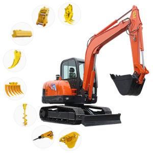 Free Shipping New Mini Diesel Engine 6 Tons Excavator Price for Sale