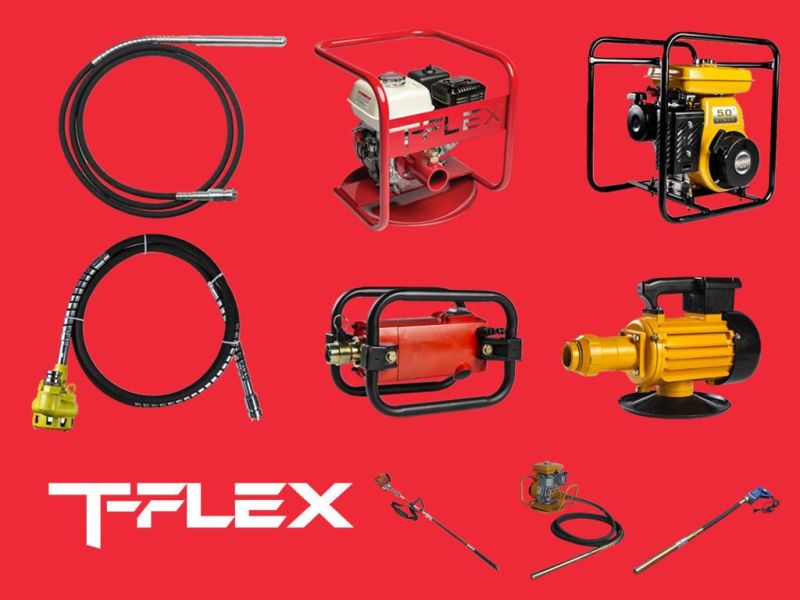 Gasoline Concrete Vibrator, High Effective Concrete Vibrator Shaft
