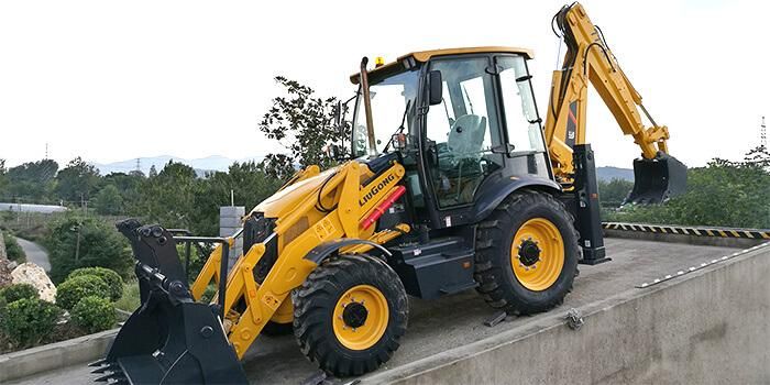 Liugong 90HP Clg766 Mini Backhoe Loader with Weichai Engine for Sale