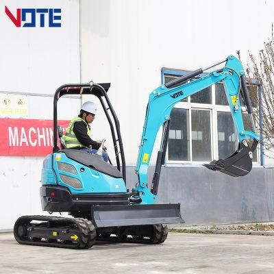 China CE EPA 2.6 Ton Mini Excavator Cheapest Small Digger Concrete Crusher for Excavator Price Sell Hot