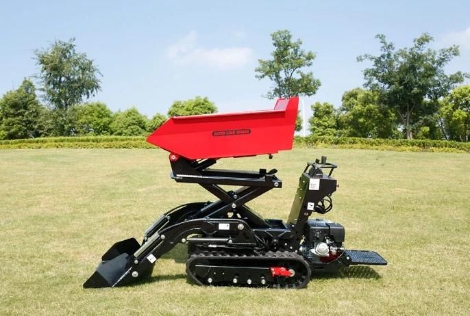 Power Crawler Tractors Kd800 800kg Dumper