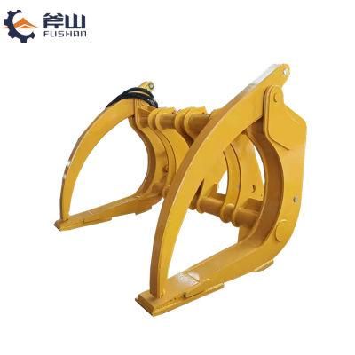 Front End Wheel Loader Attachment Log Grapple