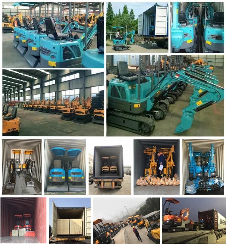 Chinese 1 Ton Hydraulic Crawler Mini Excavator Factory