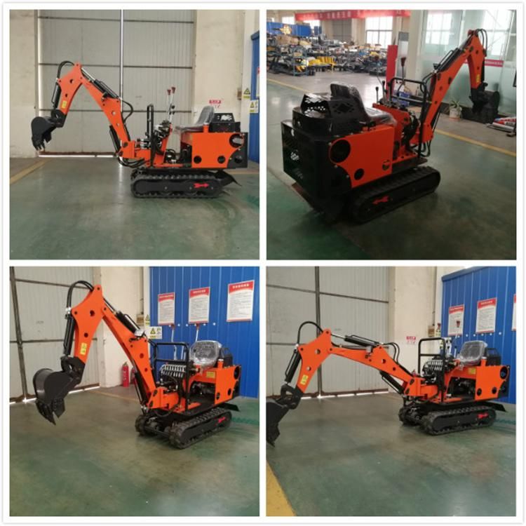 0.8 Ton China New Hydraulic Multifunction Crawler Mini Excavator for Garden