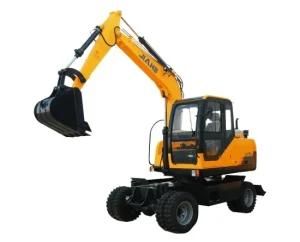 New Earth Moving Machinery 7 Ton Wheel Excavator