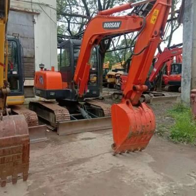 Used Second Hand Small and Mini Excavator Dh55 5 6 Ton T Used Excavator and Digger