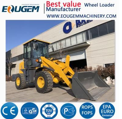 2018 Eougem Zl12 Mini /Small Wheel Loader with Air Conditioning