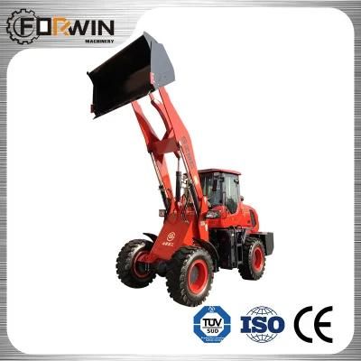 1.5tonne Mini Wheel Loader Compact Front End Loader with Small Shovel Bucket