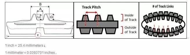 Rubber Tracks 250*72*46 Excavator Tracks Rubber Track