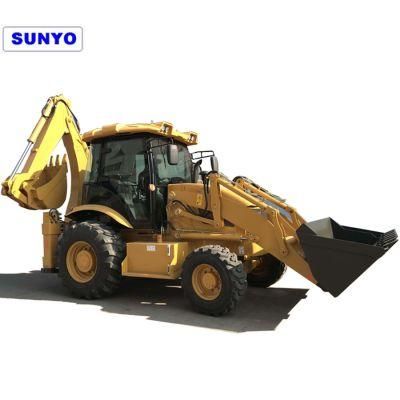 Sunyo Brand Sy388 Backhoe Loader Is Excavator and Mini Loader, Best Construction Equipments