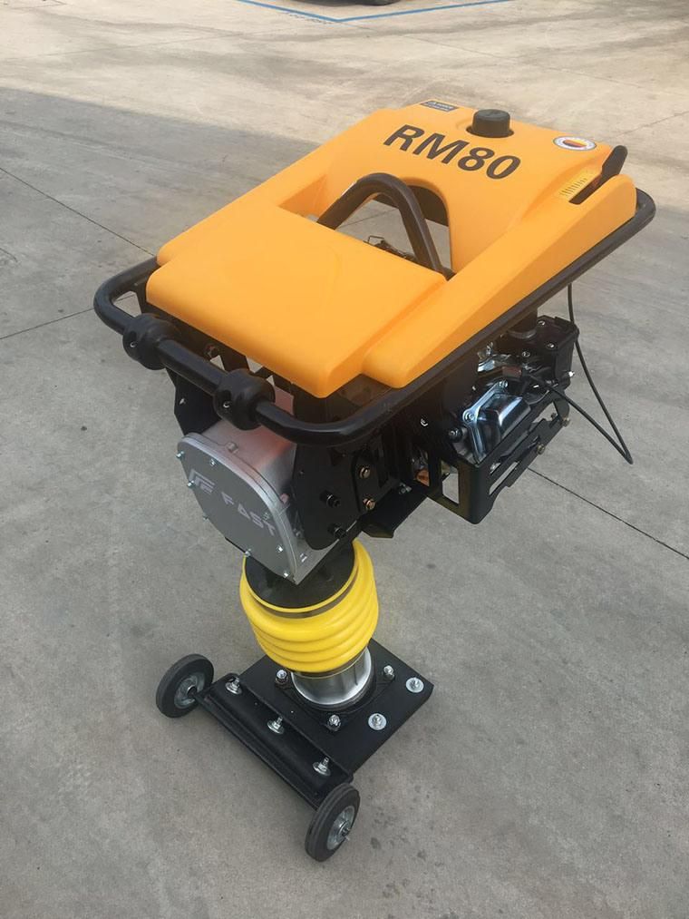 80kg 10kn Impact Force Compactor Tamper Vibratory Tamping Rammer