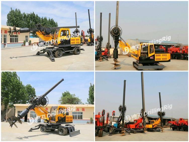 Dfr-20c Mini Hydraulic Pile Driver Machine for 20m Depth