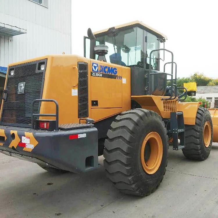 XCMG 5 Ton Wheel Loader Zl50gn with Strong Power and High Torque Reserve Factor