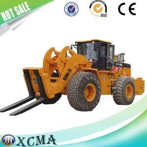 Easy Handle 23 Ton Front End Mining Block Wheel Forklift Loader for Sale