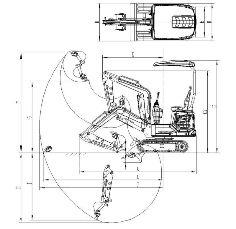 High Performance Crawler Hydraulic Mini Excavator Price