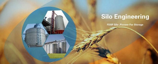 350G/M2 Galvanized Steel Silo 500t 1000t Grain Silos Factory