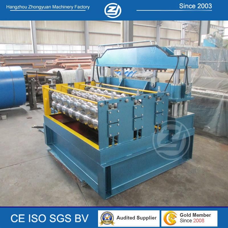 EPS Color Steel Sandwich Panels Production Line Roll Forming Machine with Roof Cold Room Sandwich EPS Panel