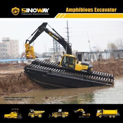 Floating Excavator with Dredging Pump for Sale