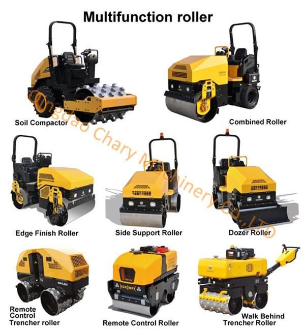 Hydraulic 2 Ton Double Steel Wheel Drum Vibratory Road Roller Compactor for Sale