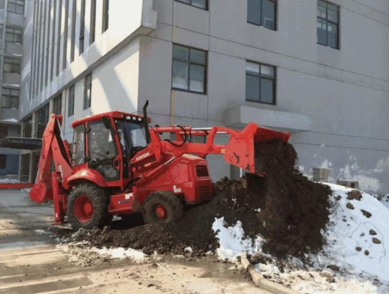 XCMG Official Front End Loader and Backhoe Xc870HK Small Tractor Loader Backhoe Price