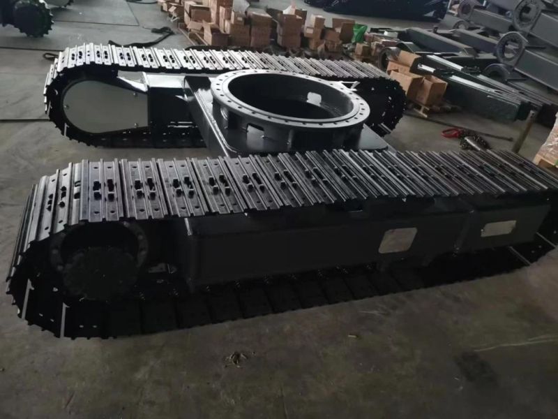 Steel Track System Chassis for Small Vehicle Crane Undercarriage Excavator Truck Farm Loader Pile Drivers