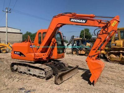 Used Doosan Dh80 MIDI Excavator Doosan 8ton Mini Digger