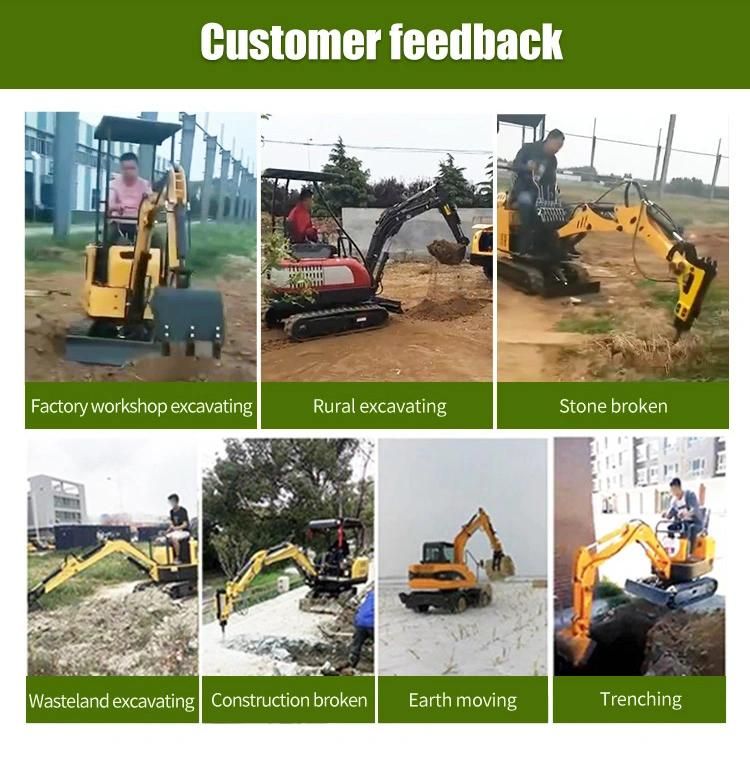 Hot Selling 1ton Small Excavator Digging Machine