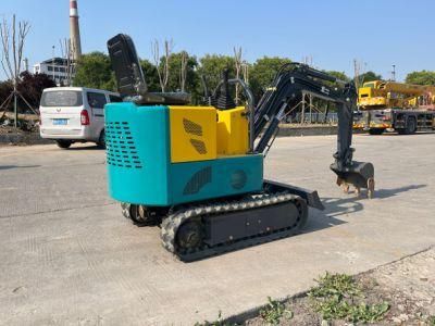 Italian Designed Outlook New Chinese Electric Power Mini 1.1 Tons Hydraulic Mini Garden Excavator for Sale