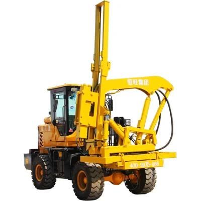 Wheel Loader Highway Hammer Pile Driver Equipment with Air Compressor
