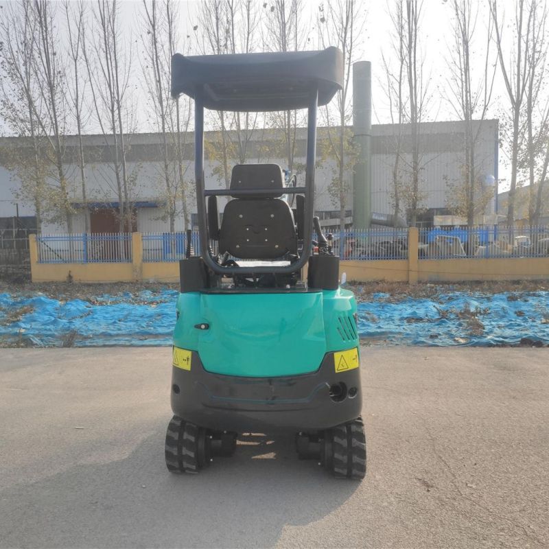 Earthmoving Machinery 1.8ton Mini Excavator with Beautiful Blue Colour