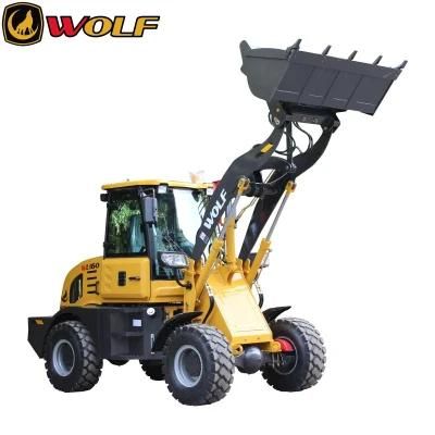 Cheap Mini Bulldozer Zl16 Dumper Wheel Loader for Construction