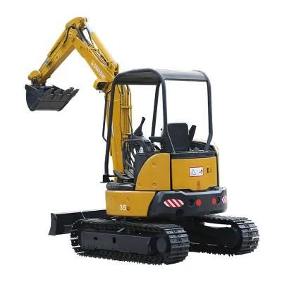 Fw35u Household Trencher Agricultural Small Digging Machine EPA Mini Excavators with Tilting Bucket/Leveling Bucket for Sale