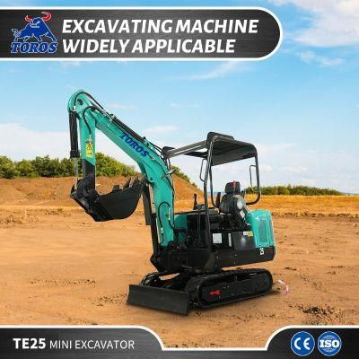 2021 New Type Mini Excavator Te25 for Sale