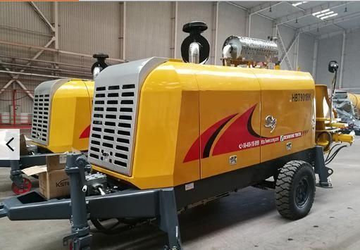 Top Brand Trailer Concrete Pump Hbt4008c Concrete Pump Machine for Sale