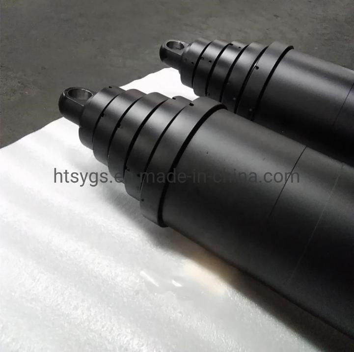 North American Type Front End Telescopic Hydraulic Cylinder for Dump Truck