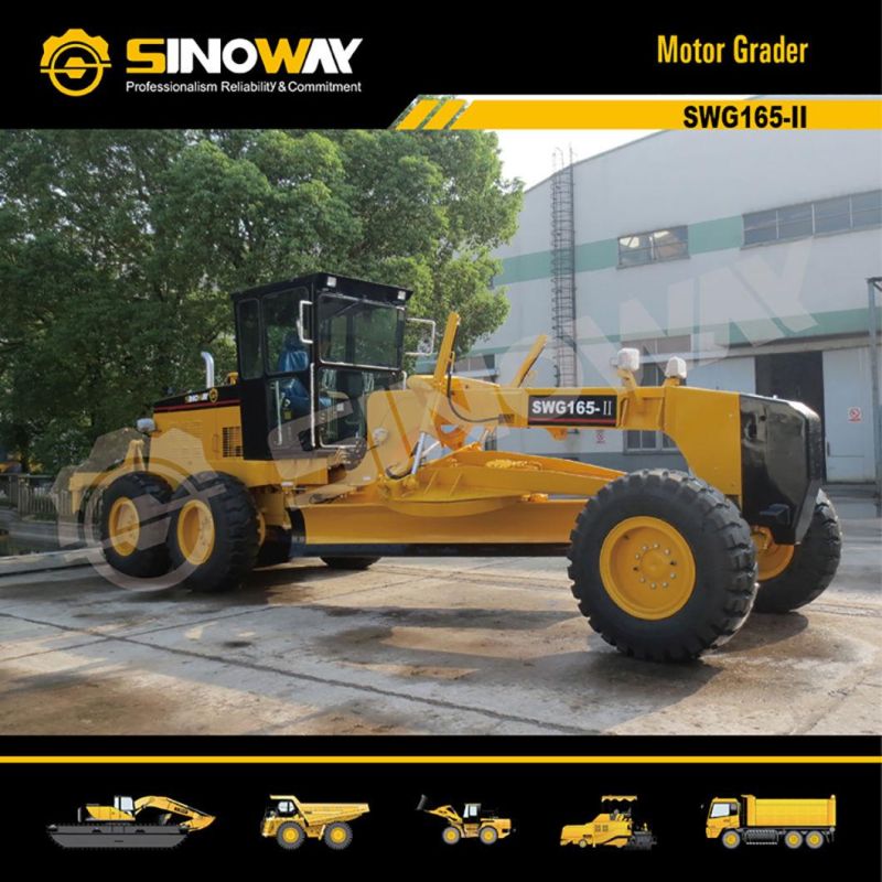 Good Selling 165HP Road Motor Grader 15ton Grader Motor on Sale